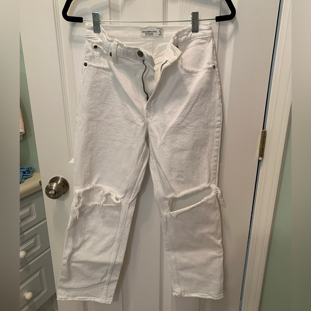 Abercrombie & Fitch White Jeans